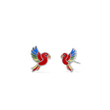 Rainbow Parrot Studs