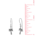 Palm Tree Dangle Earrings