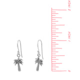 Palm Tree Dangle Earrings