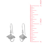 Manta Ray Dangle Earrings