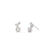Twinkle Studs with Opal