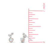 Twinkle Studs with Opal