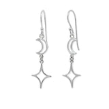 Luna Star Dangle Earrings
