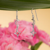 Luna Star Dangle Earrings