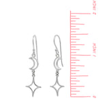 Luna Star Dangle Earrings