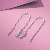 Treble Clef and Eighth Note Music Long Chain Threaders