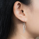 Infinity Flow Dangle Earrings