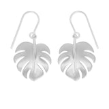 Monstera Leaf Dangle Earrings