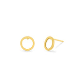 Belle Open Circle Studs