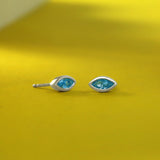 Clare Evil Eye Studs with Stone