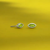 Clare Evil Eye Studs with Stone
