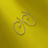 Minimalist Spiral Pull Through Hoops