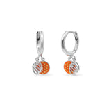Bubble Waffle Huggie Hoops