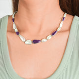 Amazonite Charoite Necklace