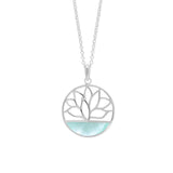 Lotus Stone Necklace