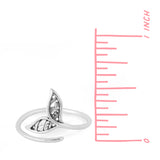 Filigree Whale Tail Ring