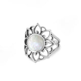 Flower Stone Ring