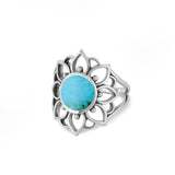 Flower Stone Ring