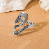 Sculpted Wave Ring
