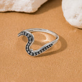 Dotted Wave Ring