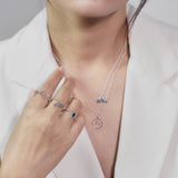 Filigree Whale Tail Ring