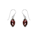 Marquise Gemstone Dangle Earrings