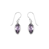 Marquise Gemstone Dangle Earrings