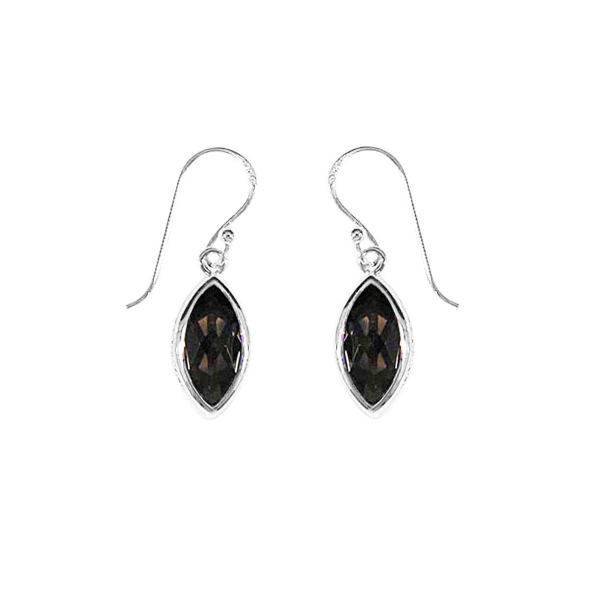 Marquise Gemstone Dangle Earrings