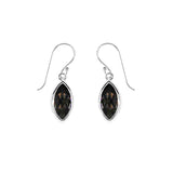Marquise Gemstone Dangle Earrings