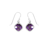Radiant Gemstone Dangle Earrings