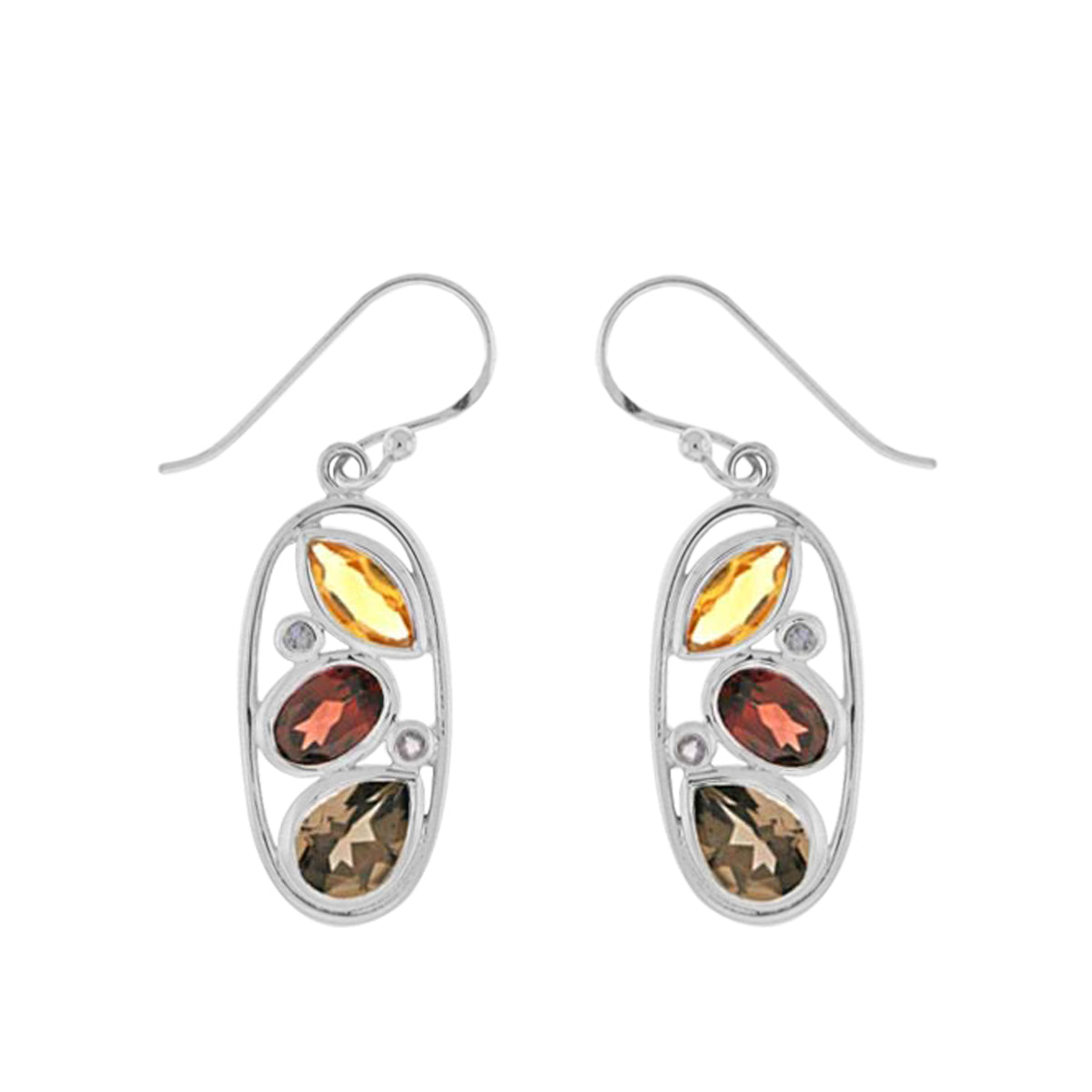 Gemstone Classic Dangle Earrings