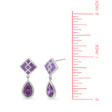 Clare Geometric Teardrop with Stone