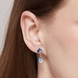 Clare Geometric Teardrop with Stone