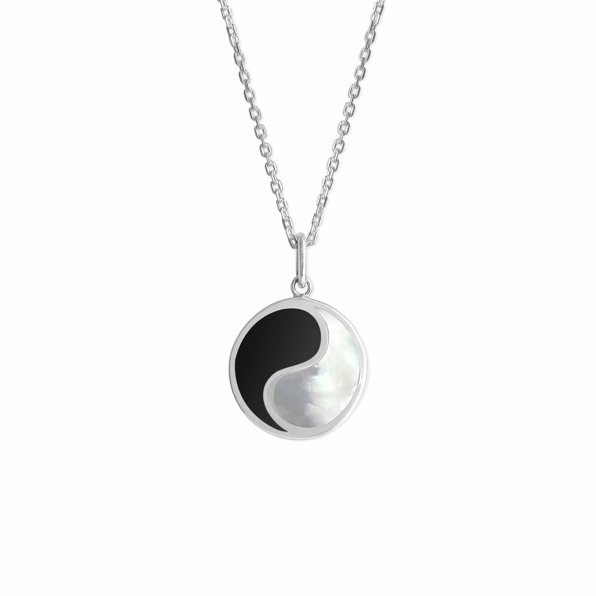 Boma Jewelry Alina Yin Yang Pendant Necklace with Stone