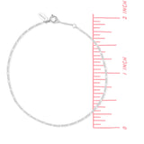 Boma Jewelry Anklets Figaro Chain Anklet 9"