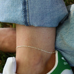 Boma Jewelry Anklets Figaro Chain Anklet 9"