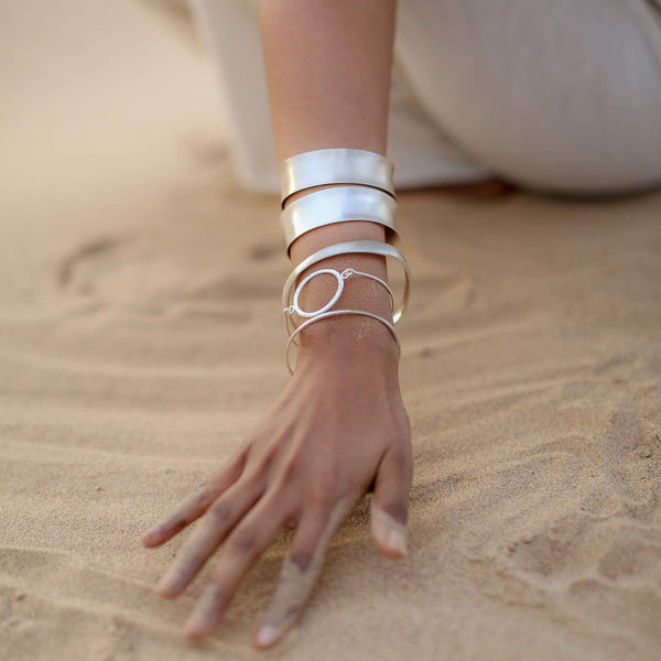 Boma Jewelry Bangle +Vintage Silverie Bangle