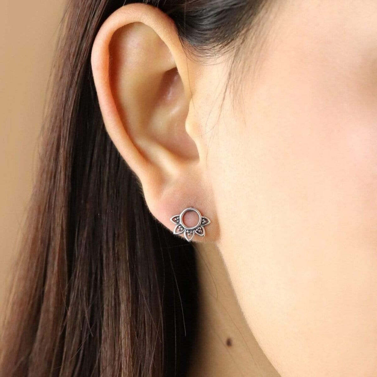 Boma Jewelry Bohemian Circle Stud Earrings