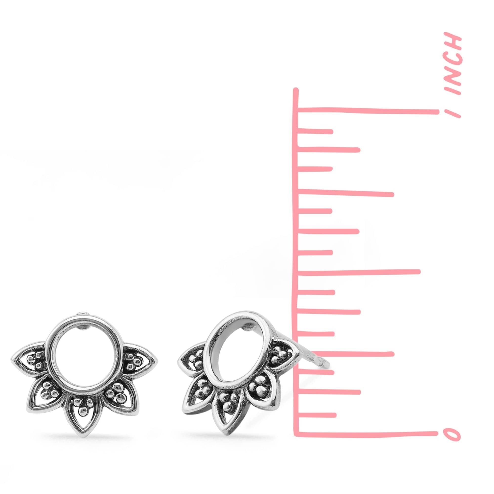 Boma Jewelry Bohemian Circle Stud Earrings