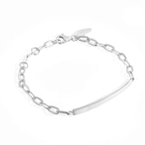 Boma Jewelry Bracelets Modern Thin Sterling Silver Bar Bracelet