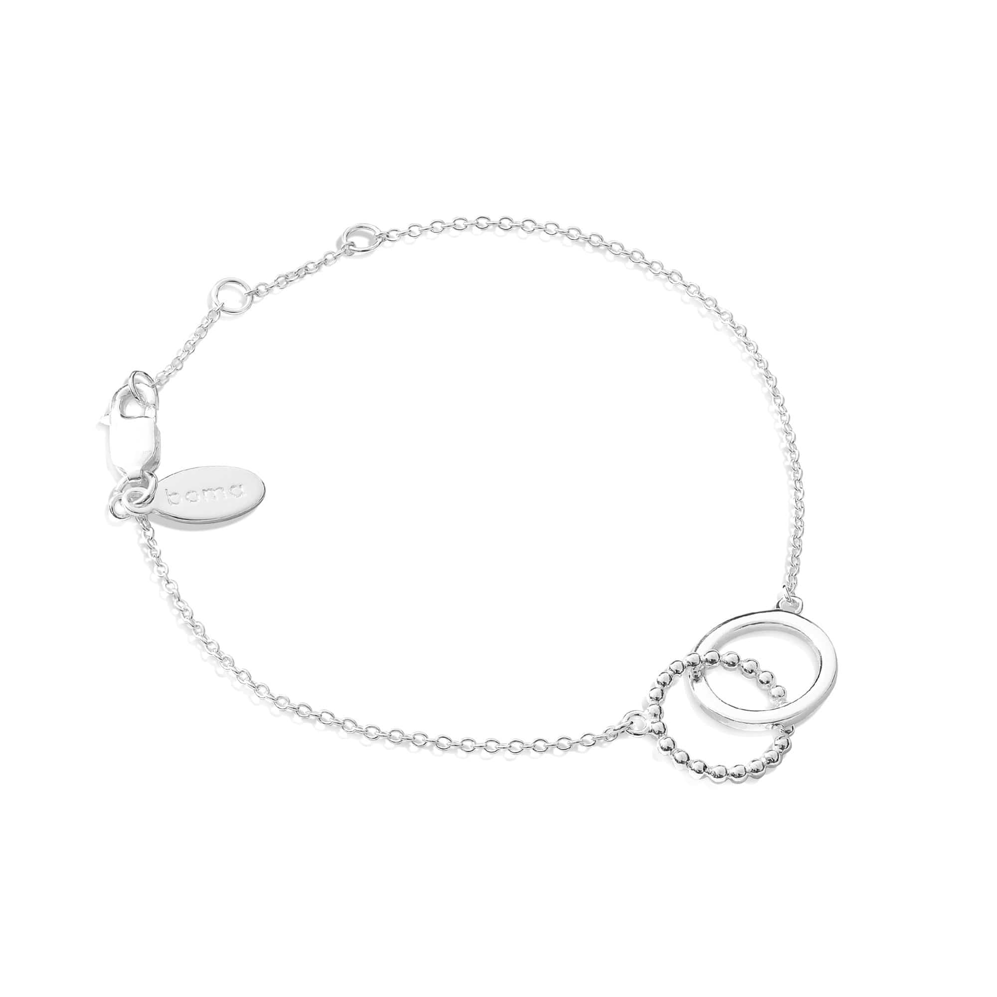 Boma Jewelry Bracelets Sterling Silver Deluxe Dot Circle Bracelet