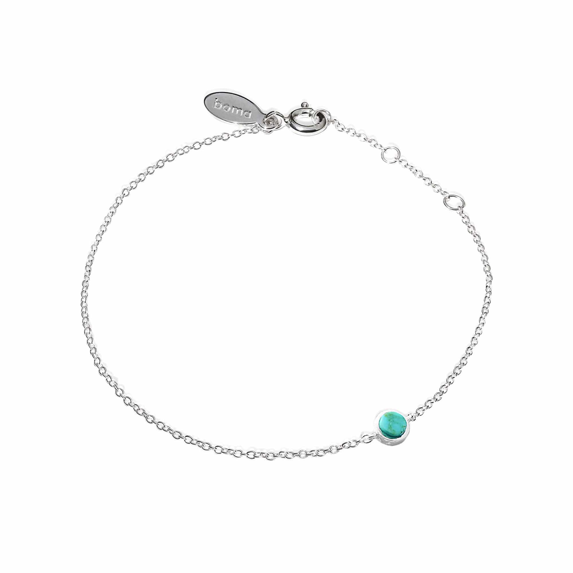 Boma Jewelry Bracelets Sterling Silver with Turquoise Belle Dot Bracelet