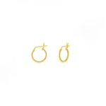 Boma Jewelry Earrings 14K Gold Plated / 0.5" Belle Hoops