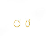 Boma Jewelry Earrings 14K Gold Plated / 0.5" Belle Hoops