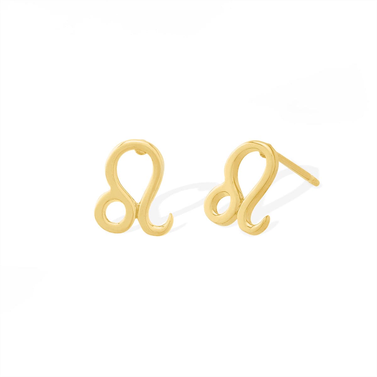 Boma Jewelry Earrings 14K Gold Plated / Leo Zodiac Studs