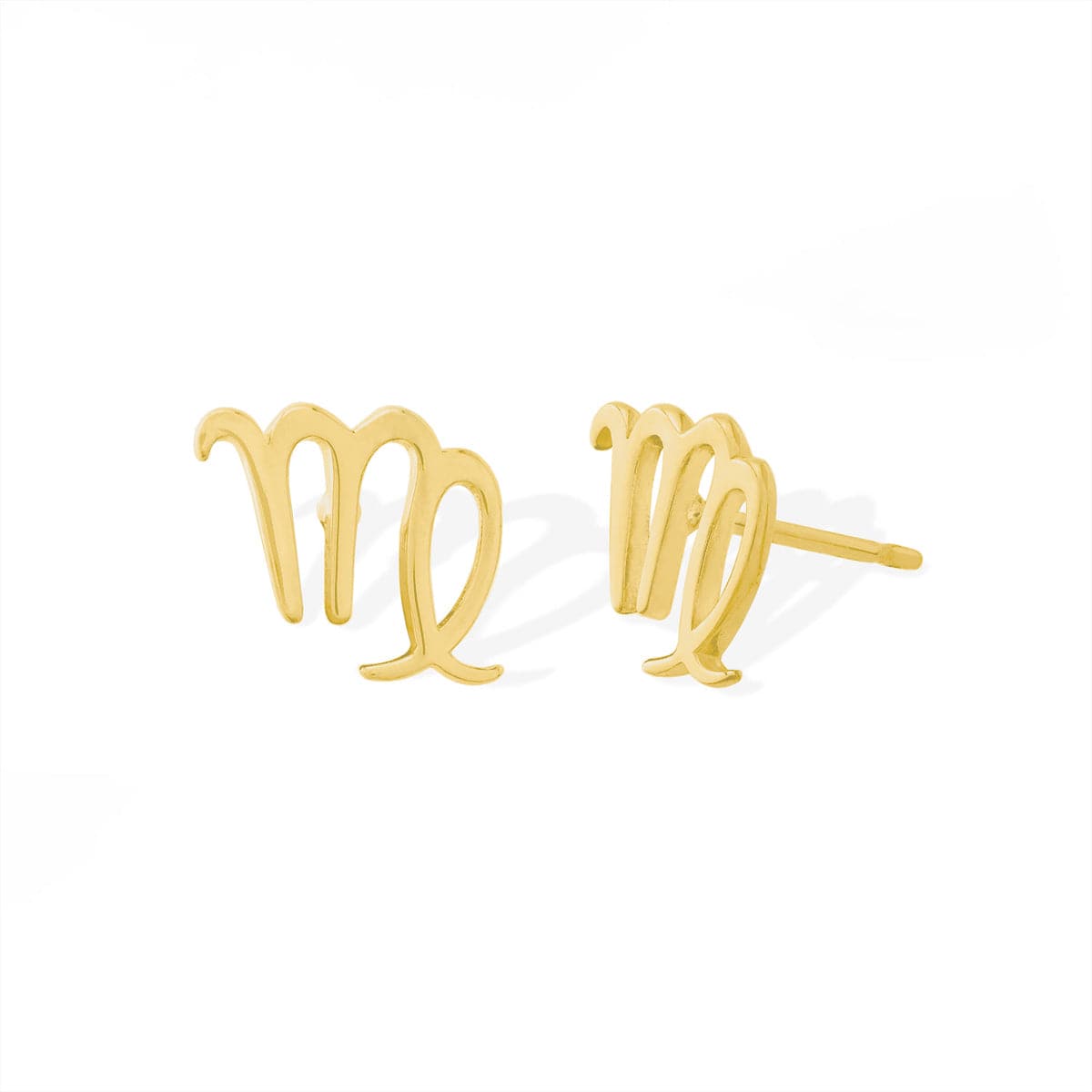 Boma Jewelry Earrings 14K Gold Plated / Virgo Zodiac Studs