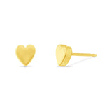 Boma Jewelry Earrings 14K Gold Vermeil Belle Heart Studs