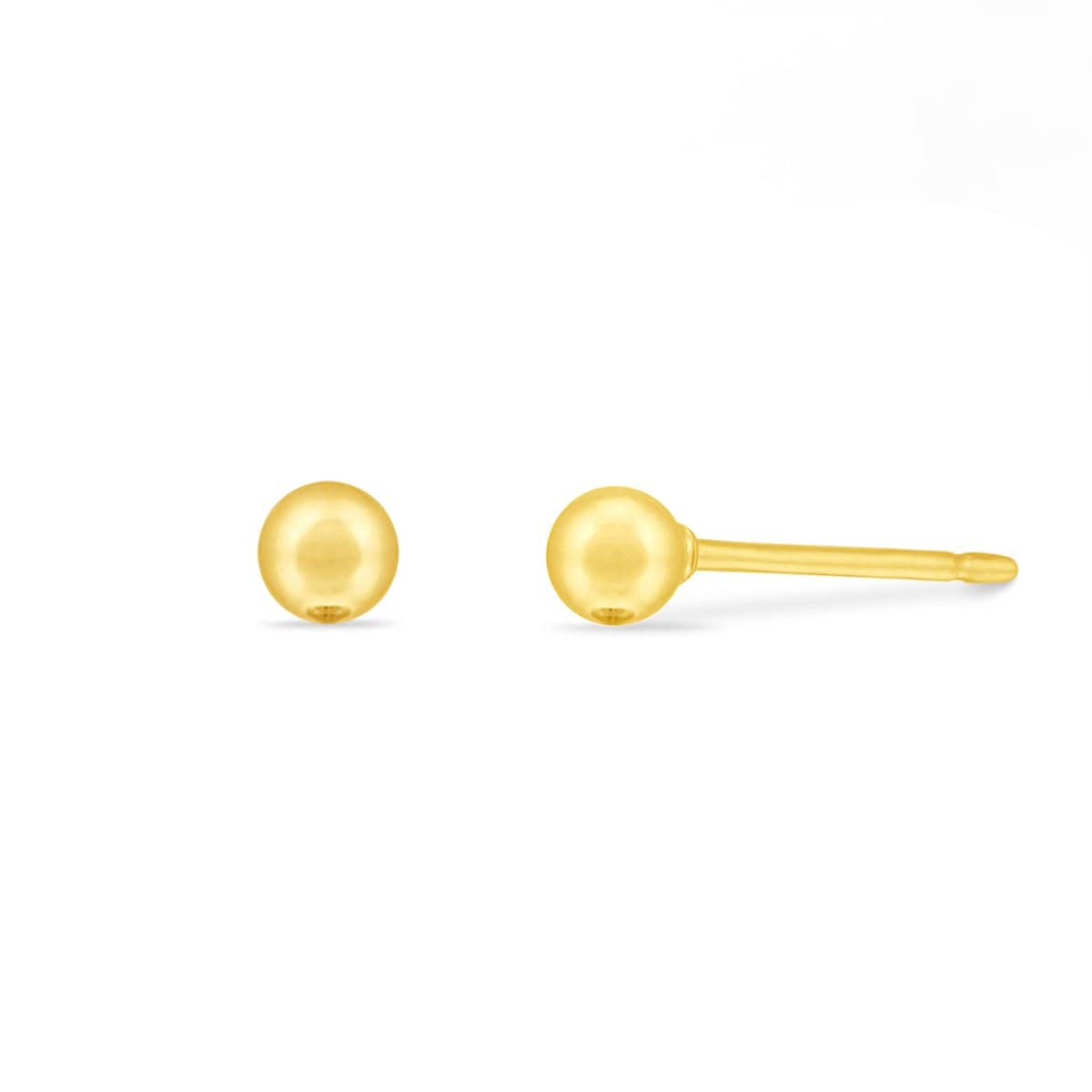 Boma Jewelry Earrings 14K Gold Vermeil Belle Mini Ball Studs