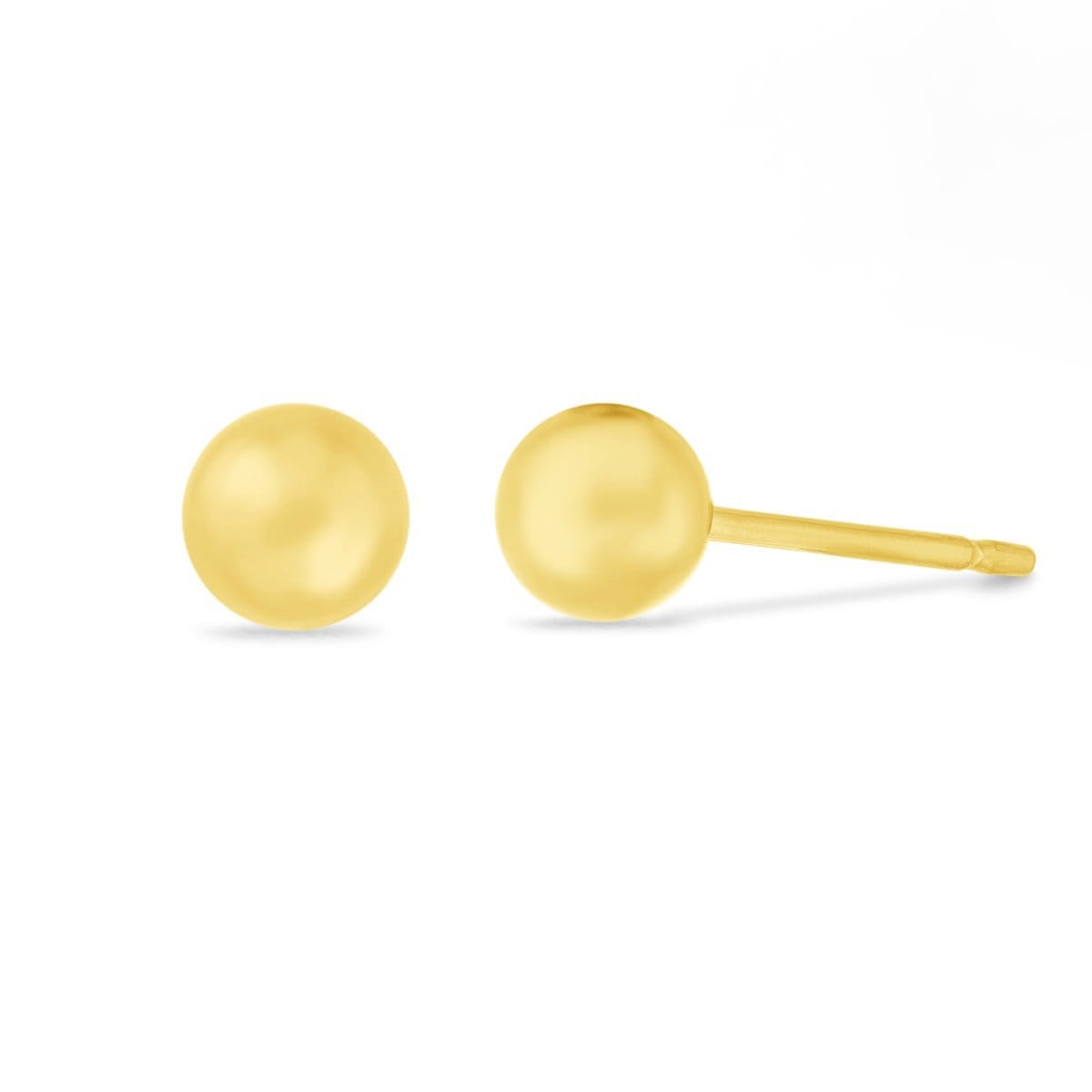 Boma Jewelry Earrings 14K Gold Vermeil Large Ball Studs