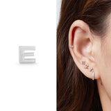 Boma Jewelry Earrings Alphabet Single Letter Stud